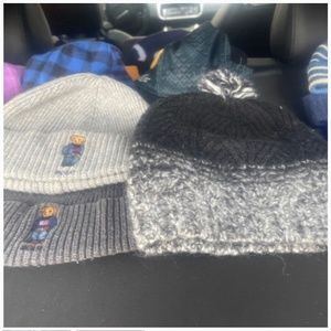 Dark Grey Ralph Lauren Beanie